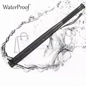 1pc Portable Flashlight, Durable Aluminum Alloy Material with LED Core, Three Lighting Modes, Non-Slip Handle & Lanyard Design, Extended Baseball Bat Shaped Flashlight Suitable for Home, Travel, Emergencies, Birthday Gift, New Year's Gift, Perfect Father's Day Present (Batteries Not Included)